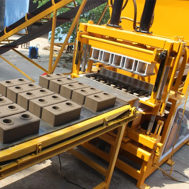 Factory YG5-10 PLC Control Hydraulic Clay Block Maker Automatic Interlock Earth Brick Molding Equipment