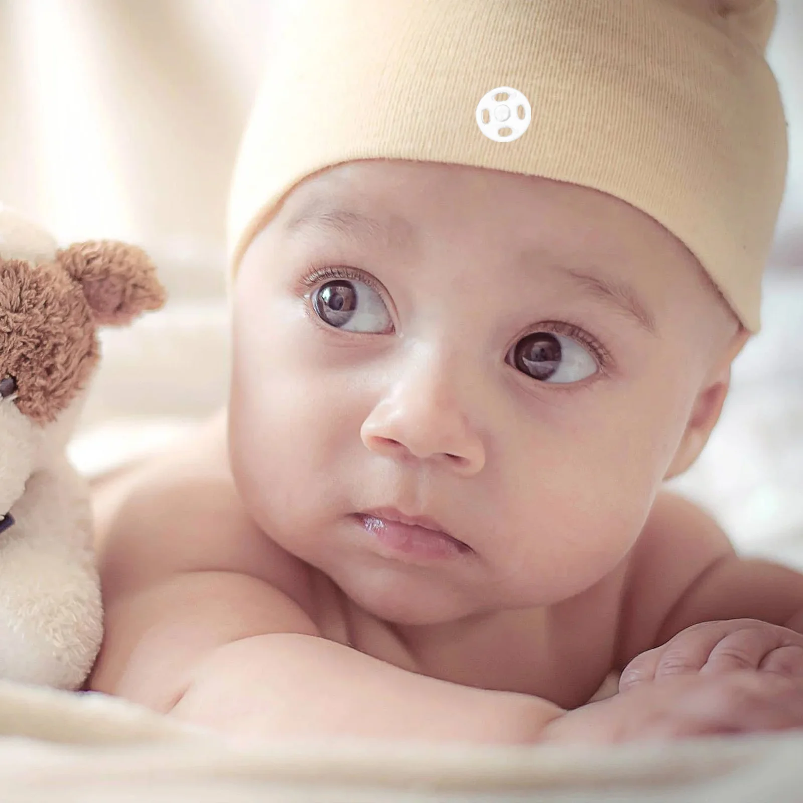 

2 Bags Invisible Small Plastic Buttons for Clothes Snap Fasteners Anti Peering Shirt Safety Buckles Concealed Clothing