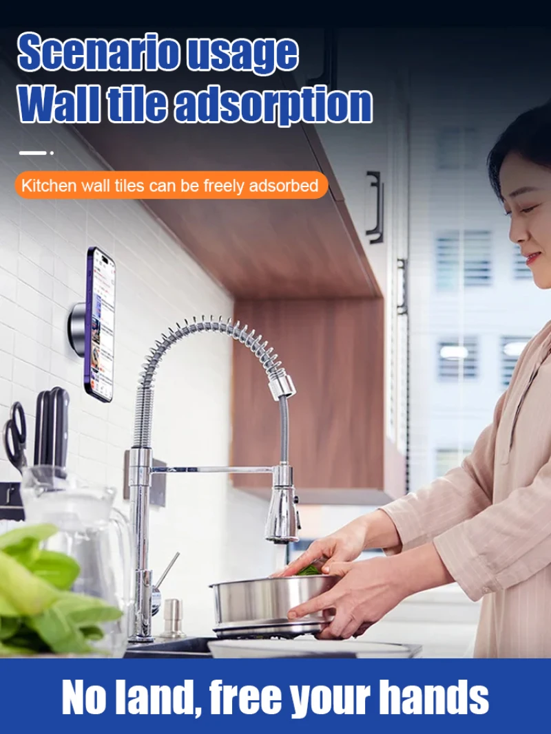 

【360 ° Вращение】Антигравитационный магнитный держатель для телефона Многофункциональный автомобильный держатель для телефона Металлический держатель