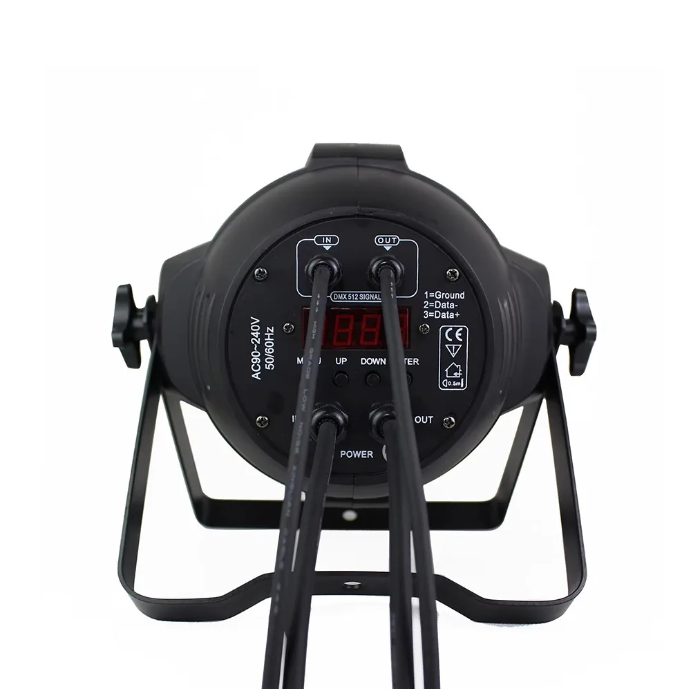 4x50 Вт Cob Led Par с прохладным теплым белым регулируемым цветовым эффектом и сценическим эффектом для концертного выступления