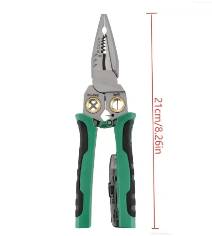 Rechargeable model Stripping Pliers with Voltage  Versatile Wire Stripping Pliers With Electricity Measurement Cutting Cri