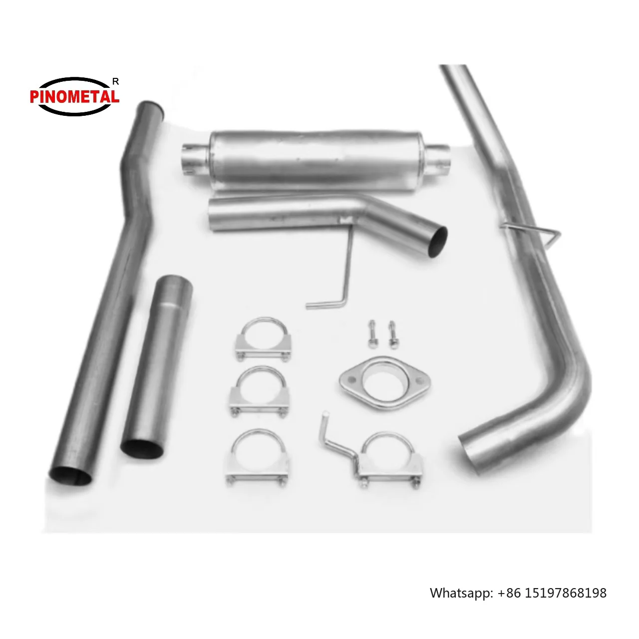 

3" Downpipe Steel Replacement Exhaust Kit With Muffler for 2011-2014 Ford F-150 5.0L