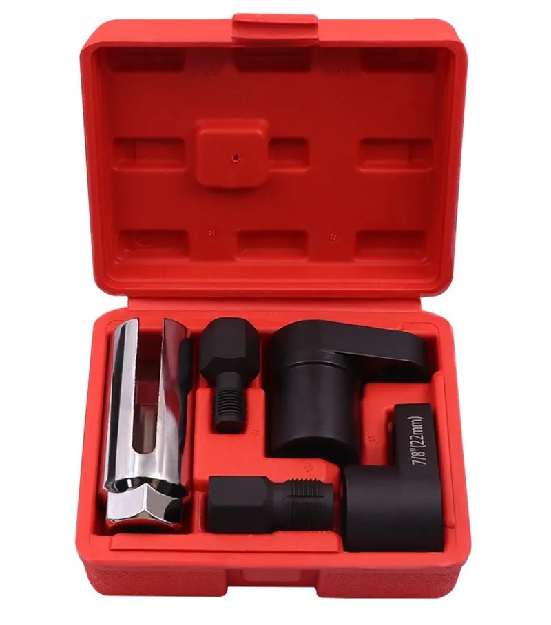 

5 шт. комплект гаечных ключей для датчика кислорода для автомобильной головки O2, установка смещенного вакуумного датчика, инструмент для нарезки резьбы