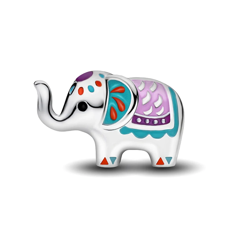 

925 Sterling Silver Cute Elephant Sausage Dog Animal Series Bead Fit DIY Bracelet Making Gift Of High Quality Fine Jewelry
