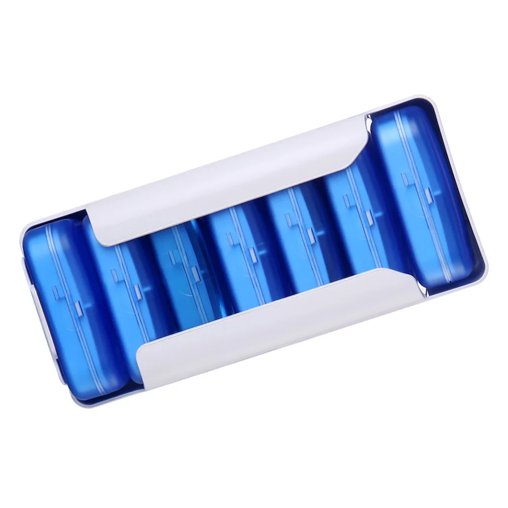 

Portable Layers ABS PP Dustproof Medicine Medicine Pill Storage Box Storage Pill Travel Organizer