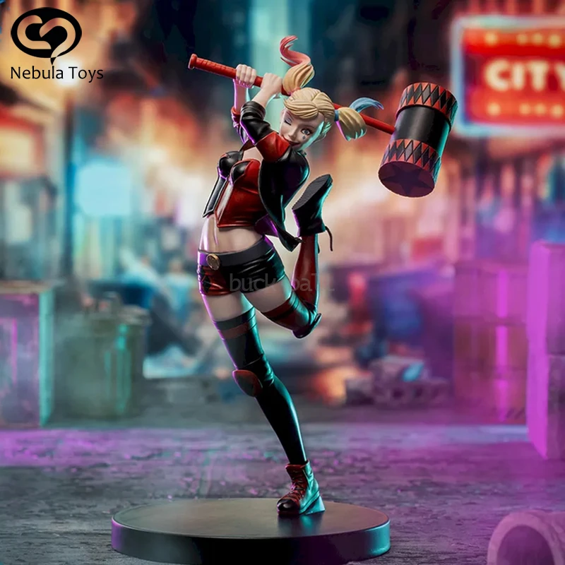 

Фигурка Харлин Квинзель, натуральная фигурка Сага Харли Квинн, модель статуи девушки-клоуна, индивидуальные игрушки, подарки на день рождения для детей