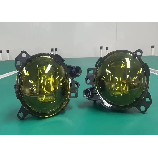

Fit Defender 90 110 2020-2025 Amber Yellow LED Fog Light Assembly Gold Eye Style Off Road Driving Lamp Body Kit Accessory