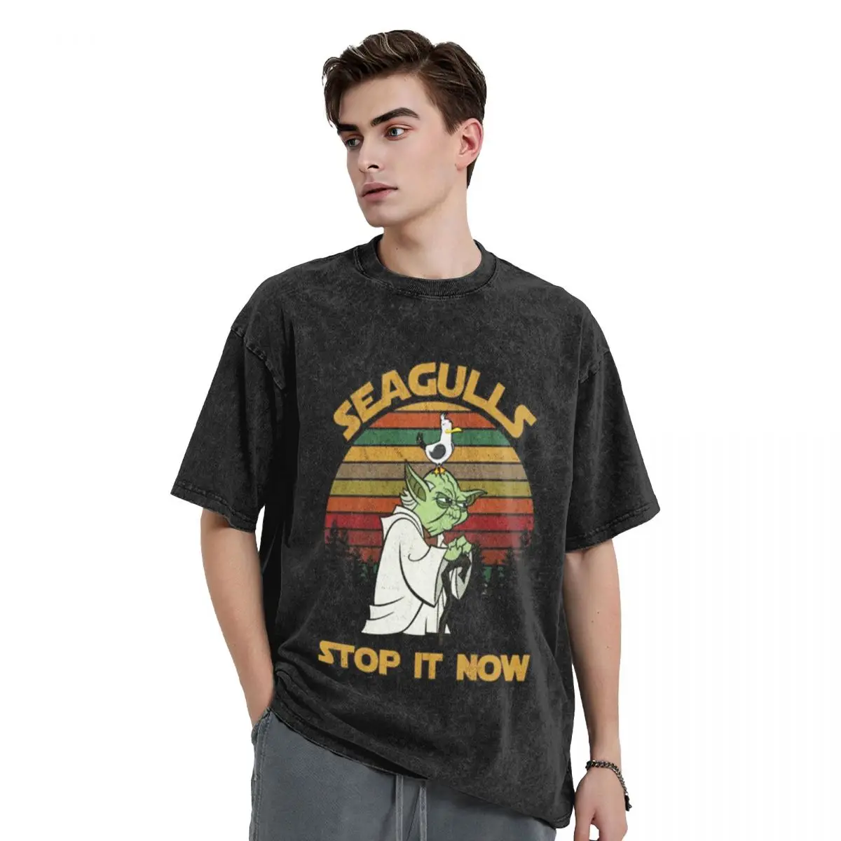 

SEAGULLS STOP IT NOW T-Shirt anime tshirt street wear anime clothes plain white t shirts men