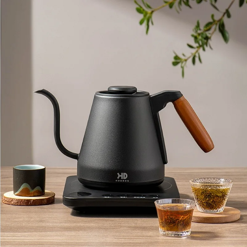 800ml Electric Kettle Home Mouth Coffee Pot 40~100°C Temperature Adjust LED Display Heating Kettle Automatic Power Off 1500W