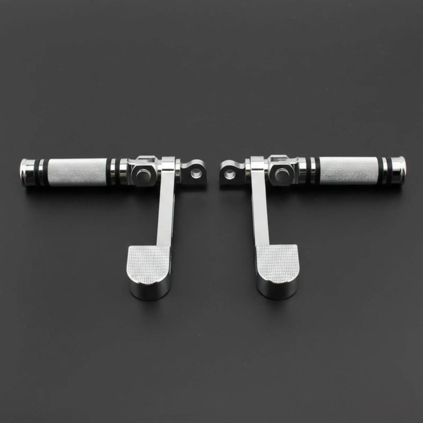

Motorcycle Pedal Extension Aluminum Alloy Motorbike Foot Peg Extension Foot Peg Extender Black Plated Finish Footrest Pedal