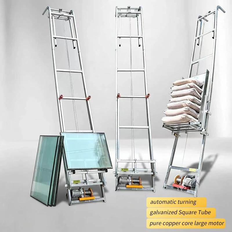 solar panel installation equipment, aluminum alloy wire rope lifts, roof lifts, new generation cargo lifts