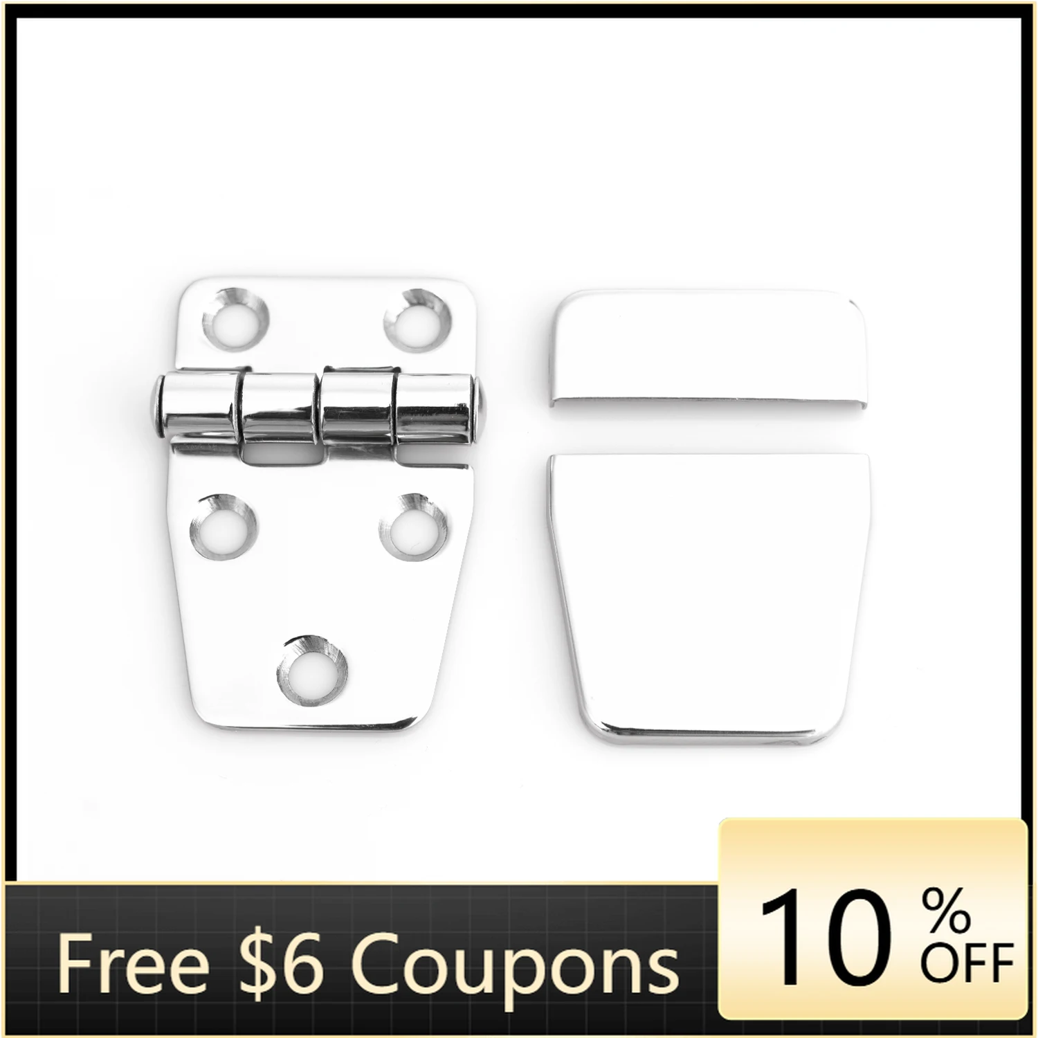 

STLF # 316 Stainless Steel Stamped Hinge Boat Hinge with Cover Hardware for Boat Yacht