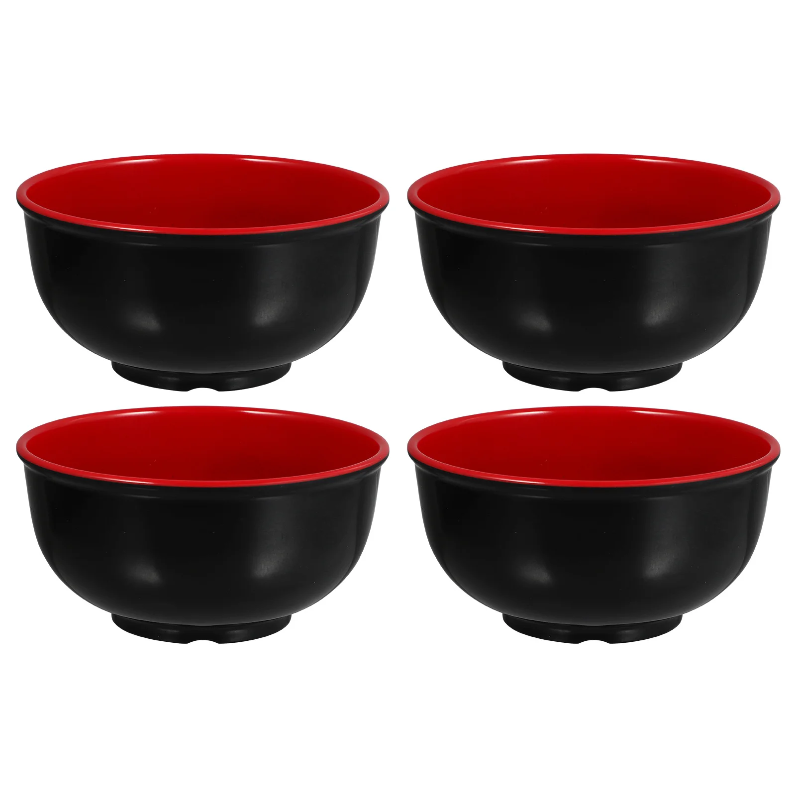 

4pcs Ramen Bowl 1000Ml Soup Rice Noodles Food Container High Temperature Resistant Seamless Design Kitchen Tableware Set