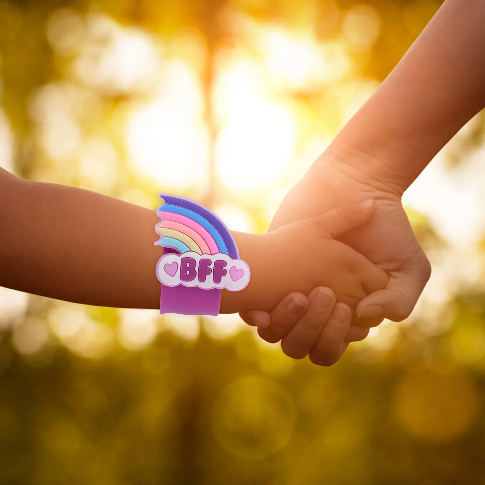 

8Pcs Slap Bands for Kids Flexible Silicone Bracelets Party Favors Birthday Wrist Accessories Slap Bracelets Party Favors