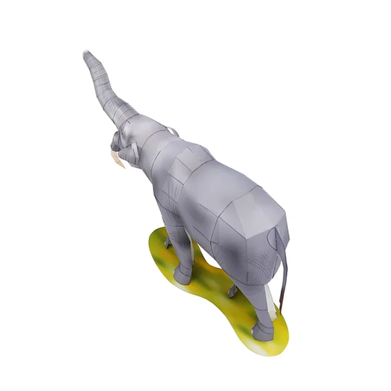 Deinotherium éléphant Origami Art pliant Mini modèle en papier 3D Papercraft figurine animale bricolage enfants adultes jouets artisanaux faits à la main QD-227