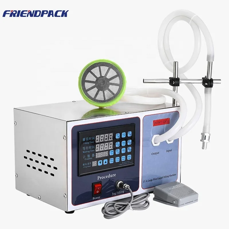 GFK-17A Big Flow Volume diaphragm pump desktop continuous filling machine for Liquid