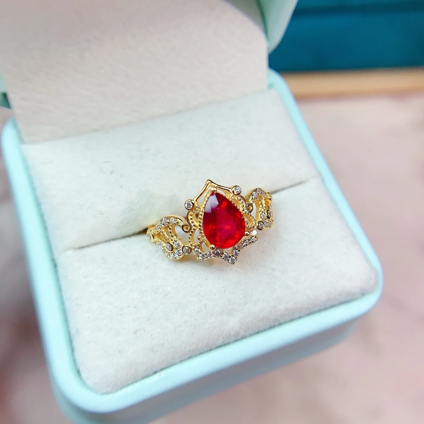 6*8mm Natural Newly Burned Ruby Ring Real S925 Sterling Silver Certificate Fashion Fine Charm Weddings Jewelry for Woman FS