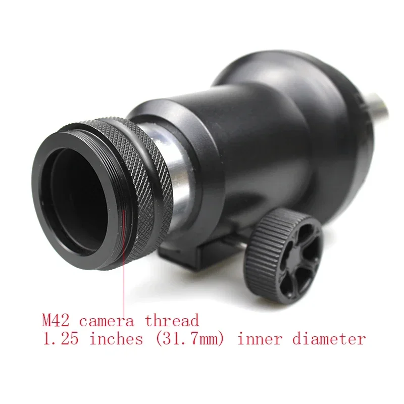 70mm Astronomical Telescope Focuser Aluminum Focus Tube M42 Thread Self-made Refracting Focus Mount Observation Accessory