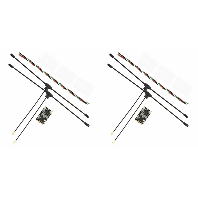 

Hot Sale2x For Bandit BR3 ELRS 915Mhz Receiver Expresslrs 915 Built-In TCXO With T Antenna For FPV Racer Drone