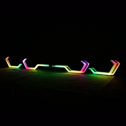 Angel Eyes RGB Revolving Dynamic Crystal Style LED Turn Signals Light Bluetooth For 2016-2020 BMW F82 F83 M4