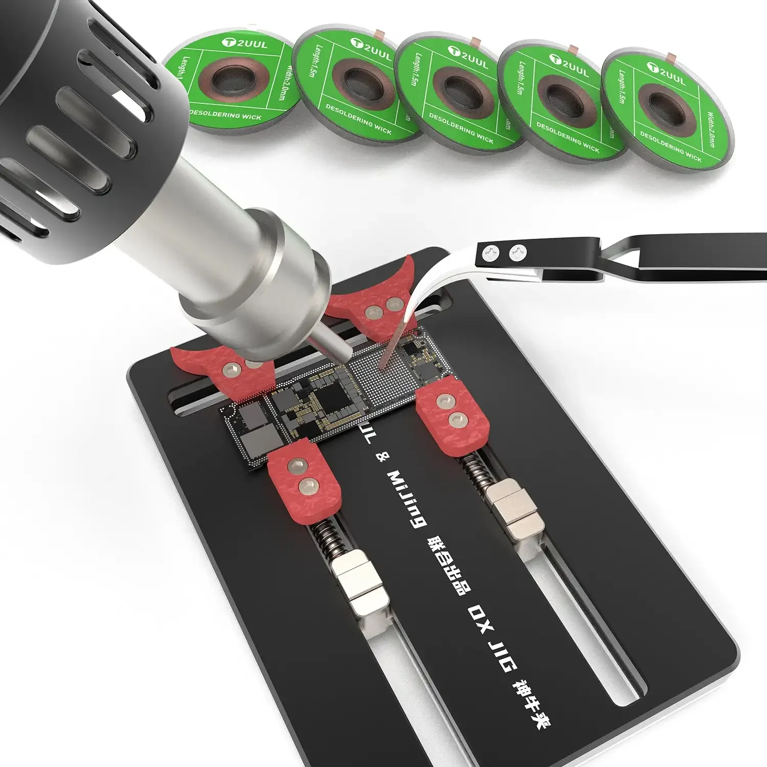Imagem -04 - Desoldering Wick 2023 Ultra Limpa Solda Resina para Reparo Pcb Telefone Mainboard Soldagem Flux Fio Cpu Nand Swap Ferramentas 2uul-dw01