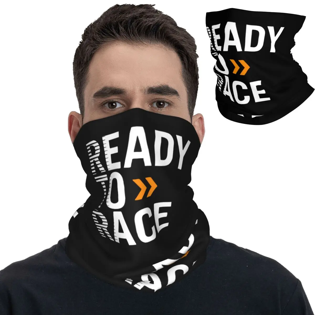 

Ready To Race Bandana Neck Cover Motocross Bitumen Bike Life Wrap Scarf Multifunctional Cycling Scarf Running for Men Windproof