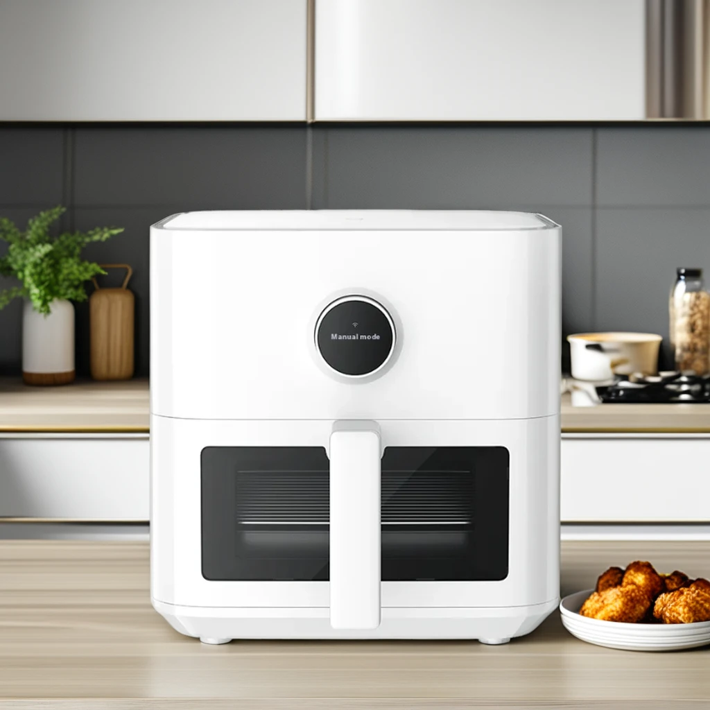 Classic 5.5L Smart Air Fryer Visual Electric Oven Digital Control Multifunctional Household Oil-Free Fryer Kitchen Appliance