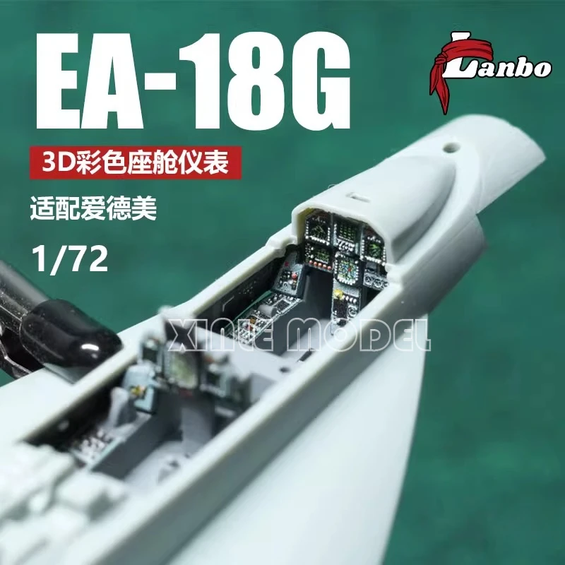 Lanbo أداة ملونة ثلاثية الأبعاد 72130 مقاتلة F-18G الأمريكية لـ Aidemei 1/72 #1