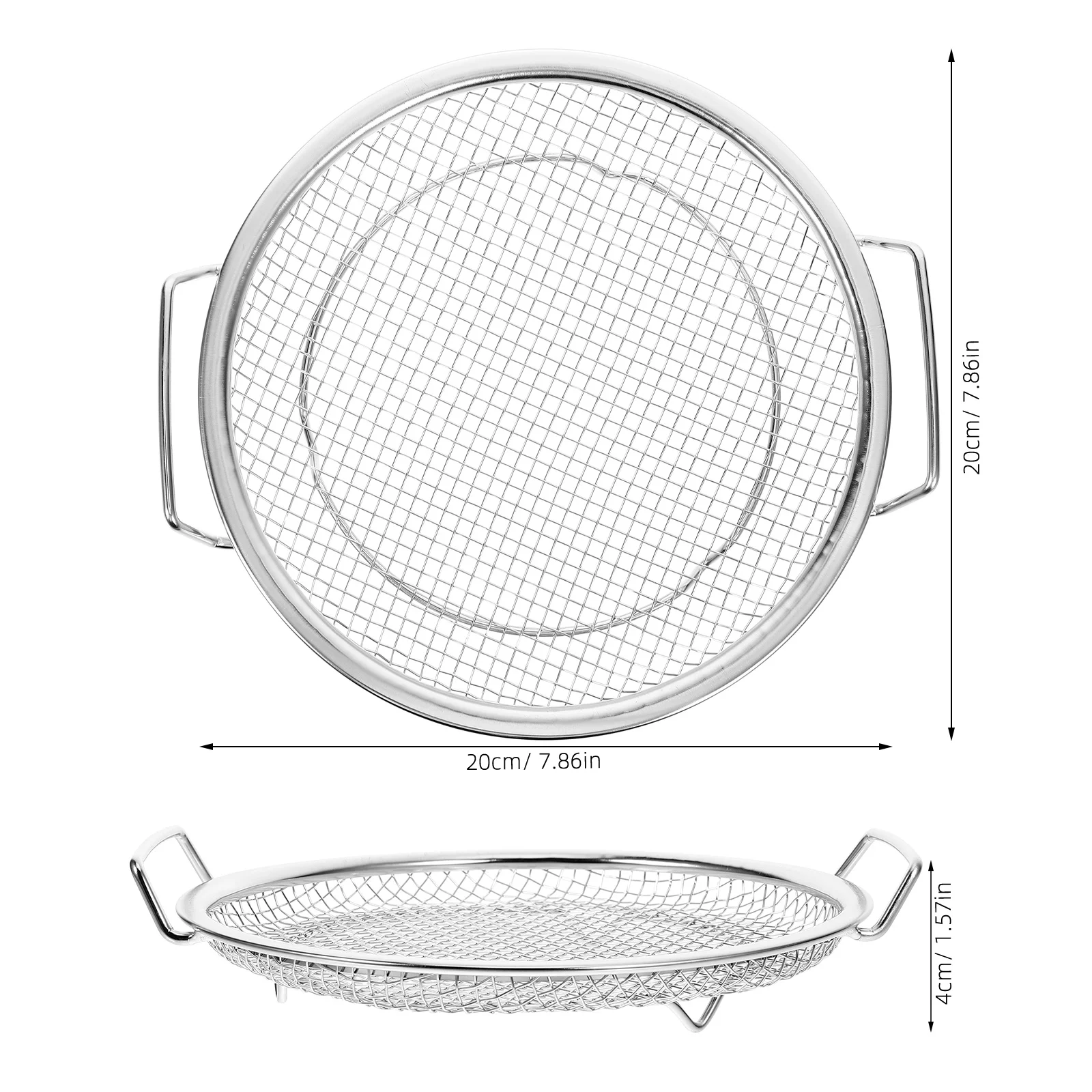 

Stainless Steel Frying Oil Strainer Basket Metal Fry Mesh Holder for Kitchen Cooking Fryer Oil Filter Storage Basket