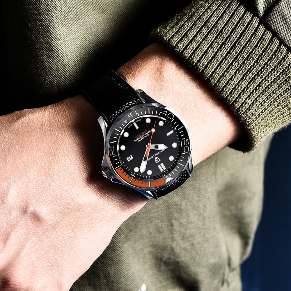 PAGANI DESIGN Men's Watches 2025 New Top Luxury Automatic Watch For Man Mechanical Wristwatches NH35 Men Gift AR Sapphire Mirror