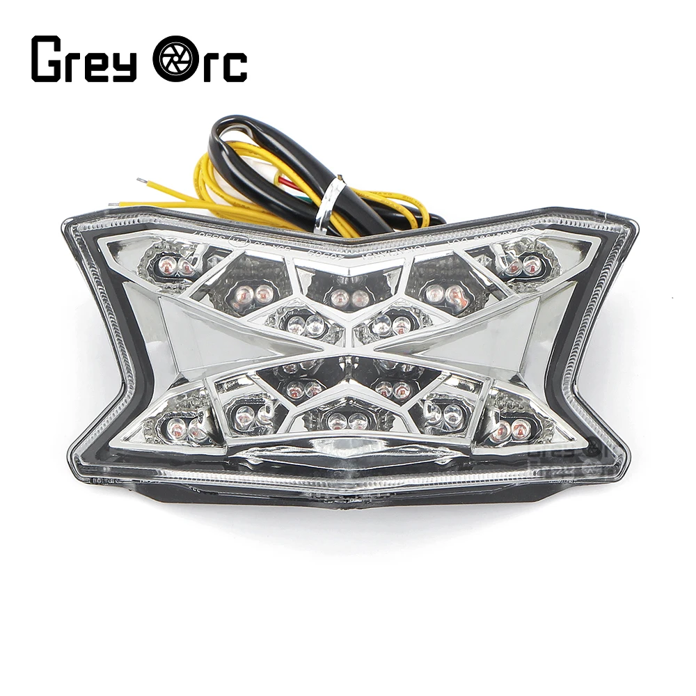 لكاواساكي نينجا 650 Z650 Z900 2017-2023 2022 2021 دراجة نارية LED الضوء الخلفي المتكاملة الوامض الذيل الفرامل بدوره إشارات الضوء