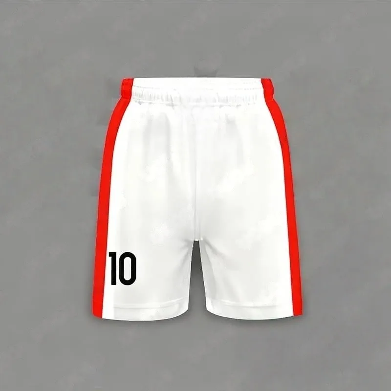 2026 Summer 3D Printing # 10 Football Shorts for Adults and Children's Leisure Sports Daily Exercise Competition Casual Shorts