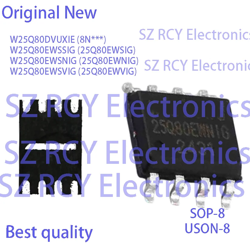 (5-50 Pcs)New W25Q8…