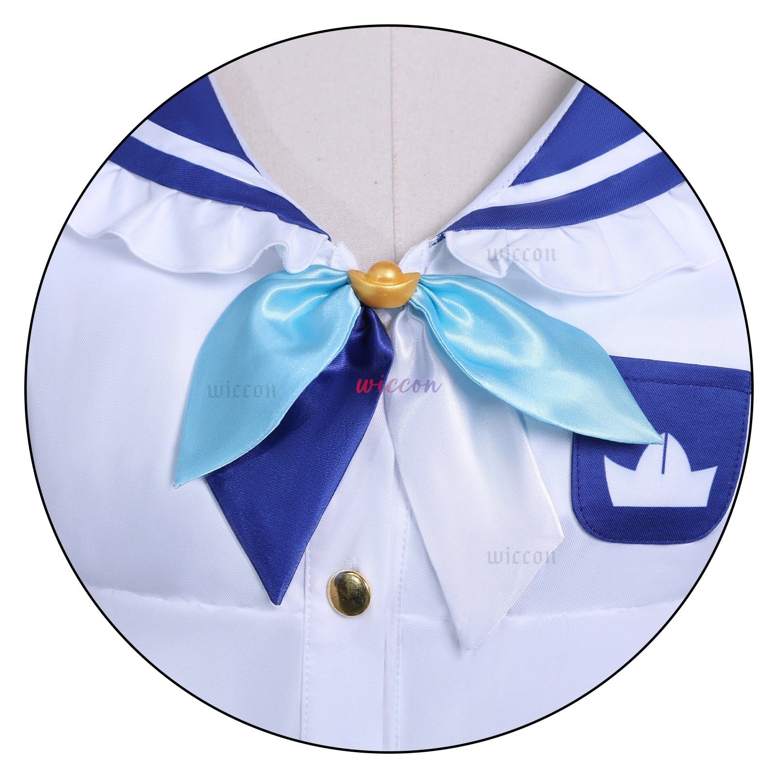 أزياء Vtuber Sameko Saba التأثيرية Gura التناسخ من Saba Sailor فستان لطيف لحفلات الهالوين الأنيمي ملابس نسائية