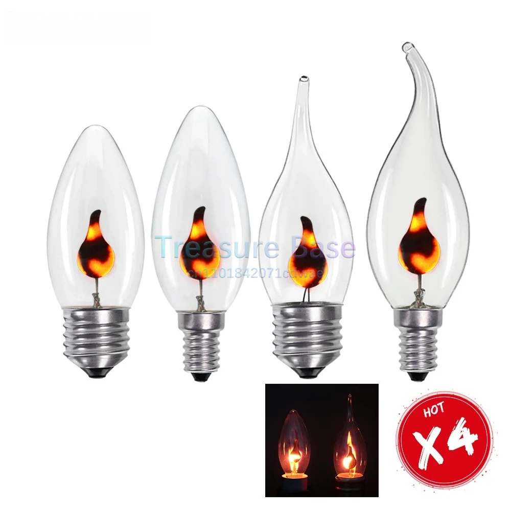 4Pcs Led Candle Lig…
