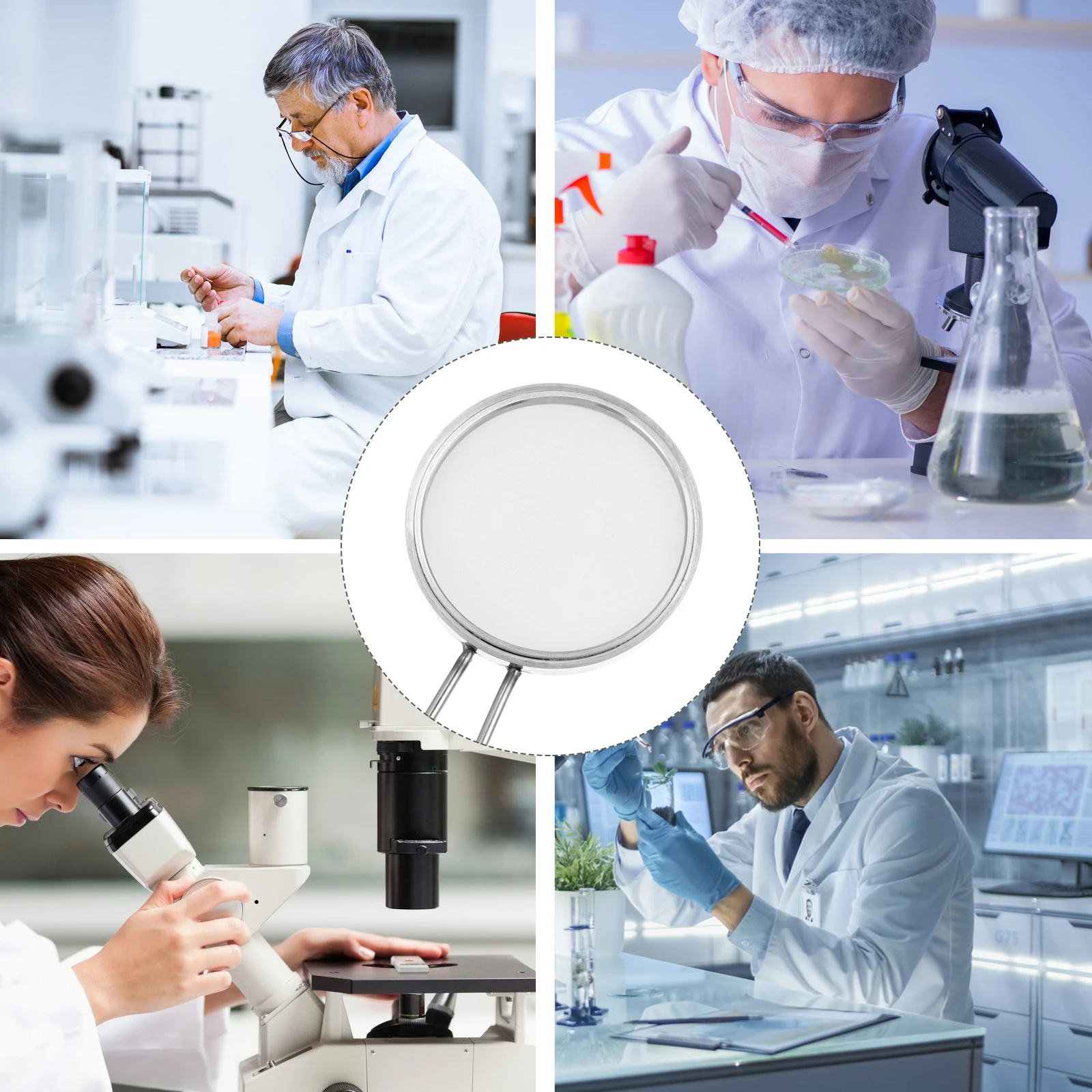 

Stainless Steel Strainer 200 Mesh Cell Sieve For Laboratory Flow Cytometry Sample Preparation Test Sieve Cell Filter With
