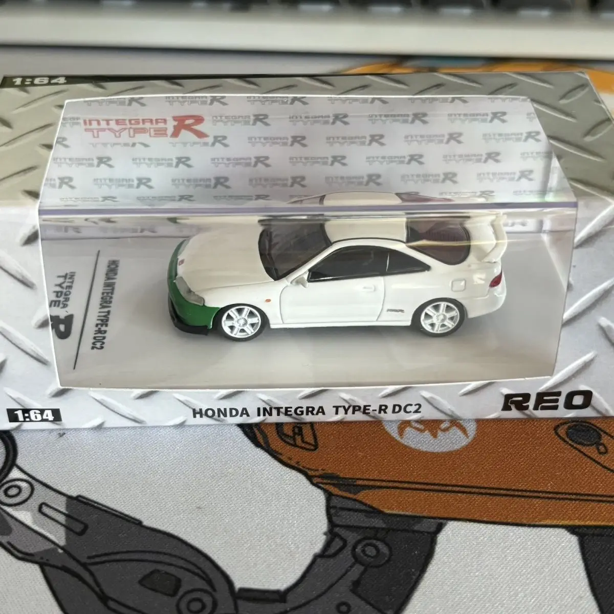 Reo 1/64 Honda Integra TYPE-R DC2 Alloy Car Model