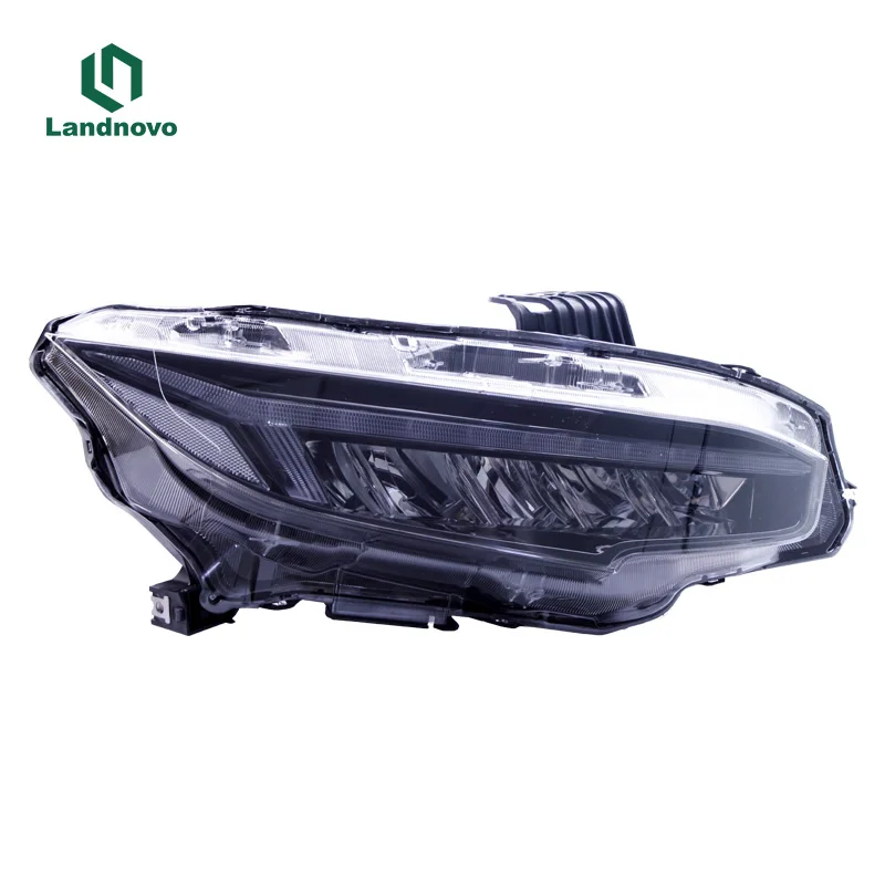 Muhuang High Quality Wholesale Car Led Head Light Lamp For  10th Dragon Wing Style Led Light Headlight Headlamp