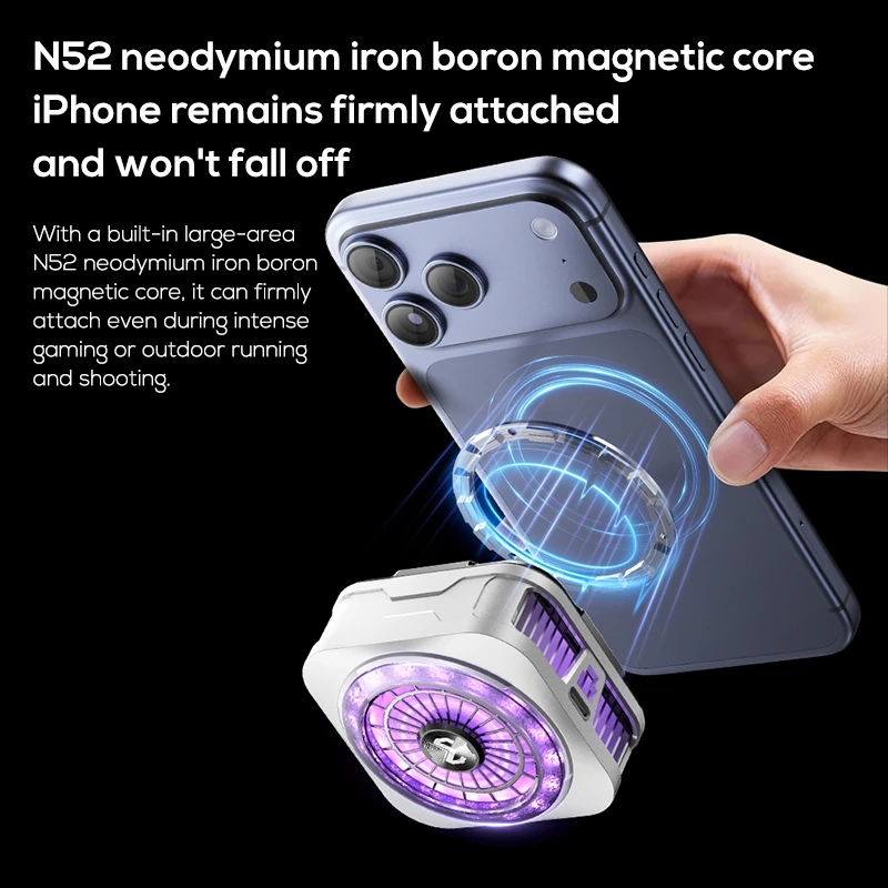 MEMO New CX21 Mobile Phone Cooler Semiconductor Cooling Radiator Magnetic/Back-clip 2 in 1 for IPhone Android Gaming Accessories