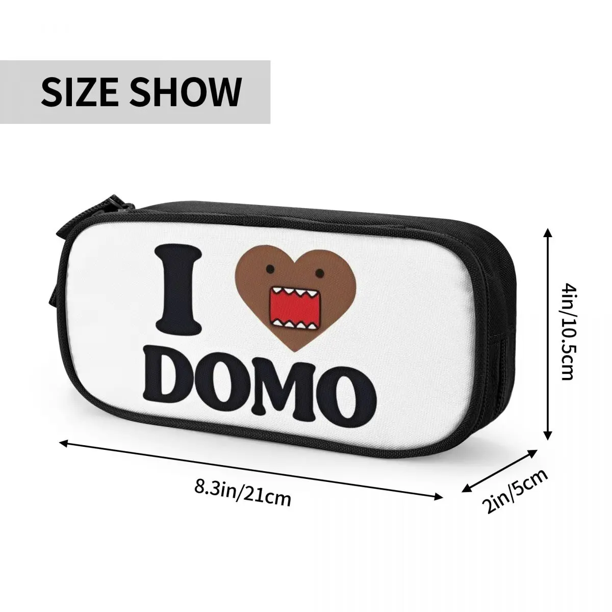 الإبداعية أنا أحب كون DJ مقلمة مقلمة حامل قلم أطفال حقيبة تخزين كبيرة الطلاب مدرسة هدية الملحقات