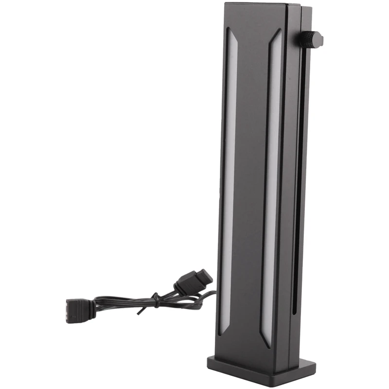 Держатель видеокарты RGB с эффектом синхронизации абонента, компьютер, ПК, графический процессор, VGA, подставка для графической карты, детали кронштейна с защитой от падения B