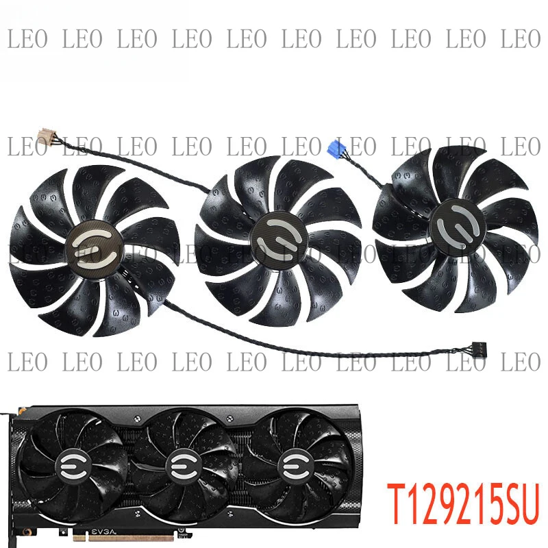 HH  T129215SU Graphics Card Fan For EVGA RTX 3070 3080 3090 XC3 BLACK GAMING