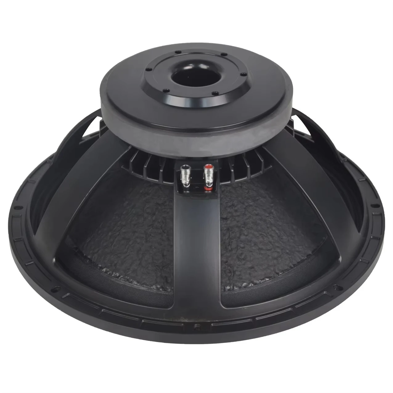2pcs Pro Audio 15 Inch Mid Bass Active Speaker 15100-041 600WRMS Professional Style with Paper Cone Metal Shell KTV