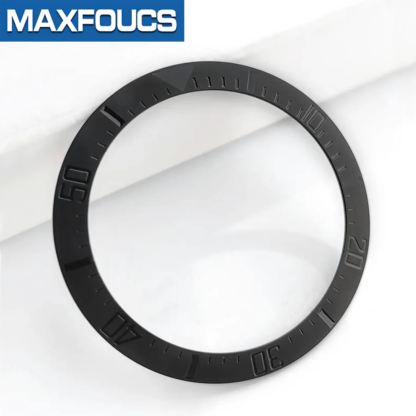 Matte, schräge Keramik-Lünetteneinlage 38x30,6mm MOD SKX007 SKX Divers Passend für 31,5x30,5mm Kristall Uhrenzubehörteile – Detail 4