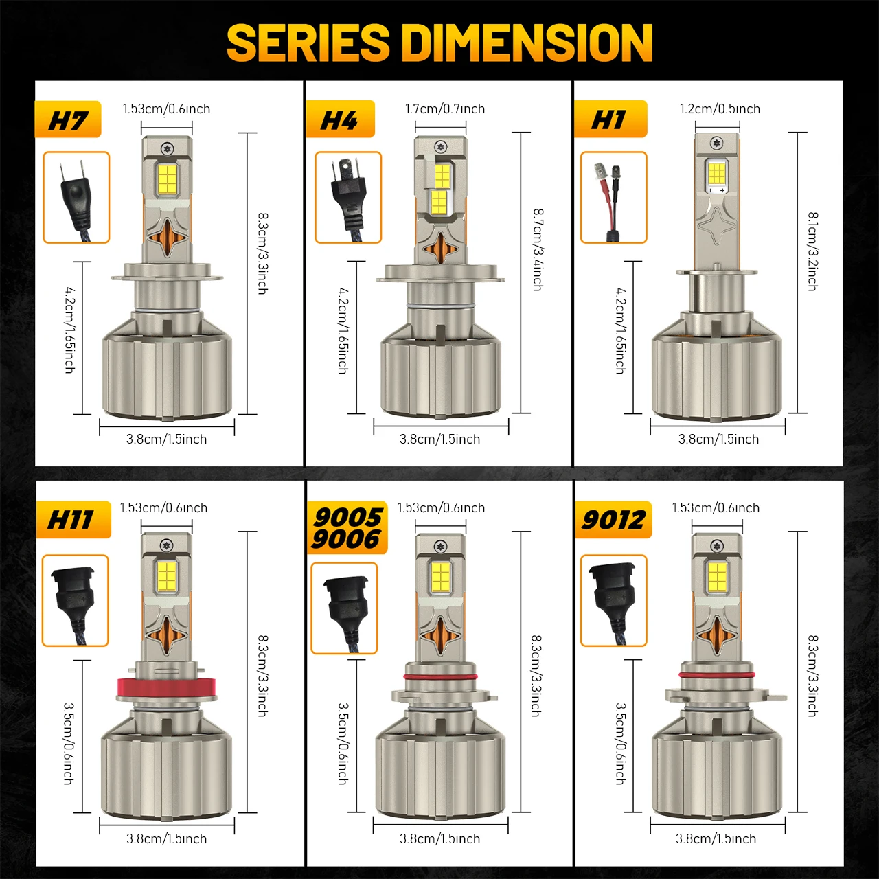 12000W H4 H7 LED Headlight Canbus H1 H11 9005 HB3 9006 HB4 9980 CSP 18000000LM Car Lamp Turbo Fog Lamp 10 Copper Tube 6000K 12V