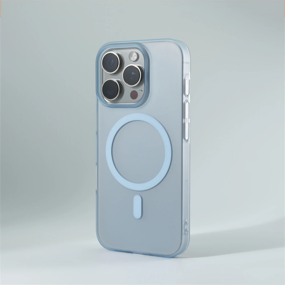 1,0 MM Ultra Dünne Matte Harte PC-Transluzente Hülle für iPhone 18 17 16 Pro Max 15 14 13 12 mit Magsafe Magnetischer Leichtgewichtiger Dünner Abdeckung