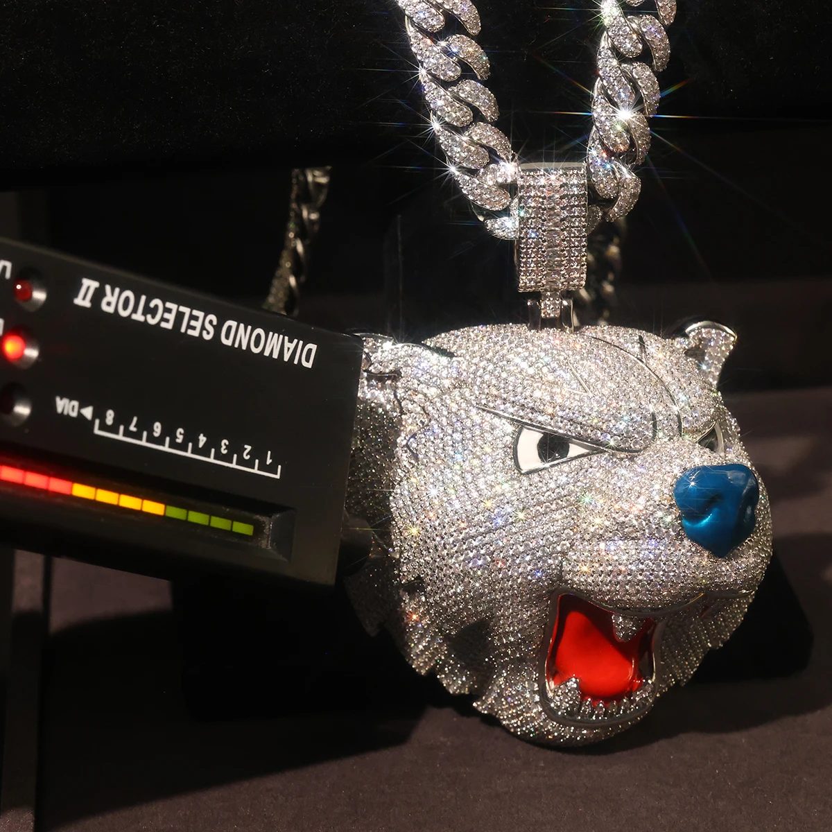 Crystal Bear Pendant Necklace — product information 4