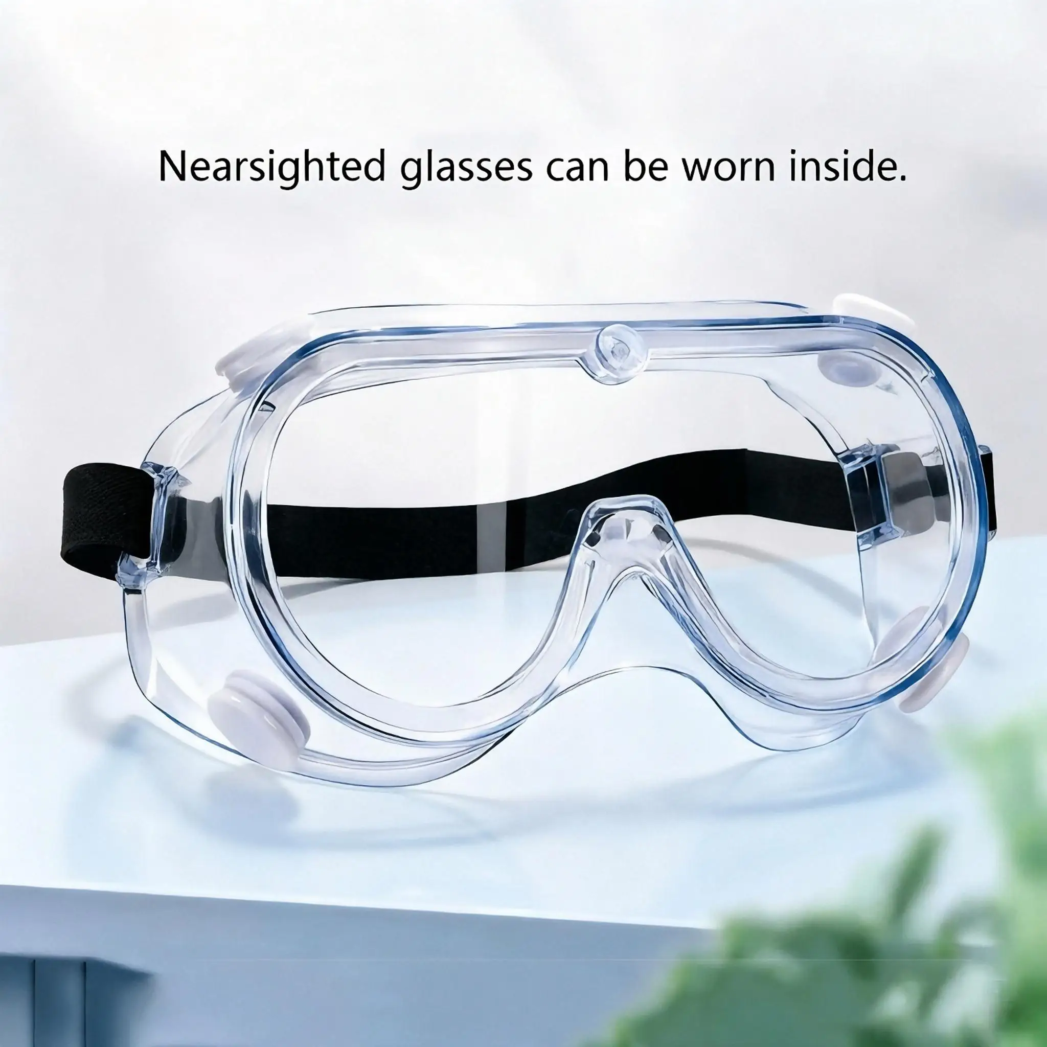 Anti-Fog Safety Goggles Fits Over Glasses Impact & Splash Resistant ANSI Z87.1 Goggles for Work & Industrial Use HM14
