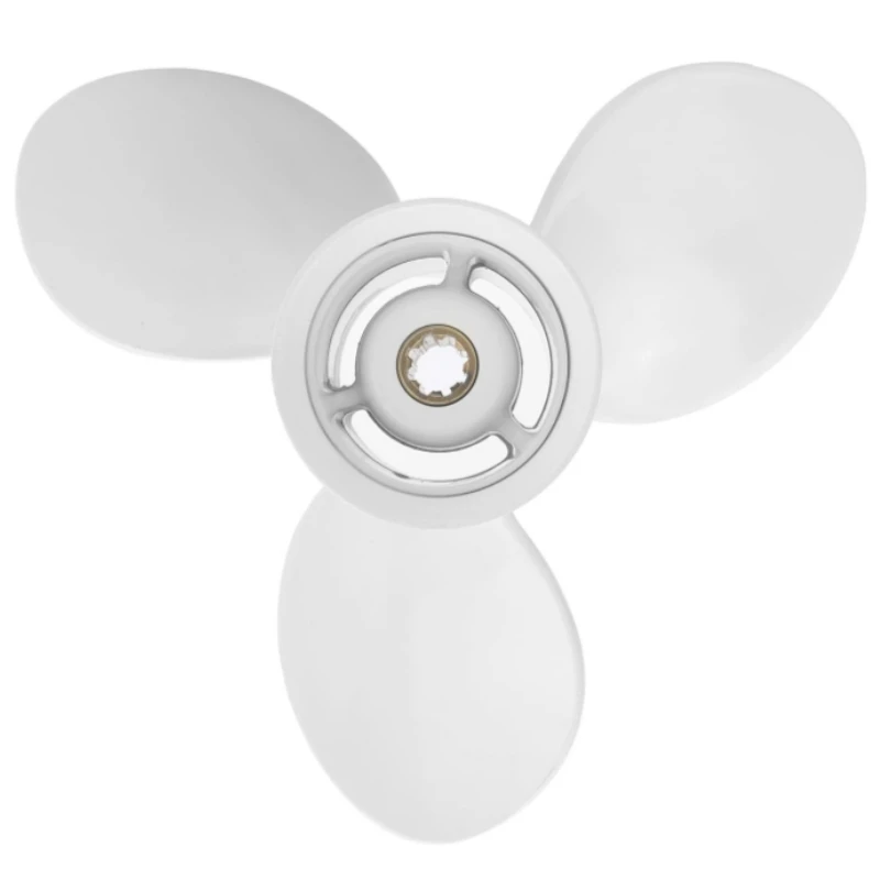 

63V-45952-10-EL Outboard Propeller 9-1/4x10 Aluminum 3 Blades 8 Tooth For Yamaha Outboard Engines 9.9/15HP F9.9 F15C F15 F20