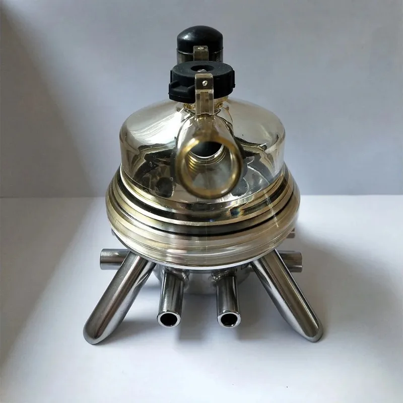 150cc Milk Claw with Transparent Cover and 304 Stainless Steel Base for Milking Parlor Milking Machine Spare Parts
